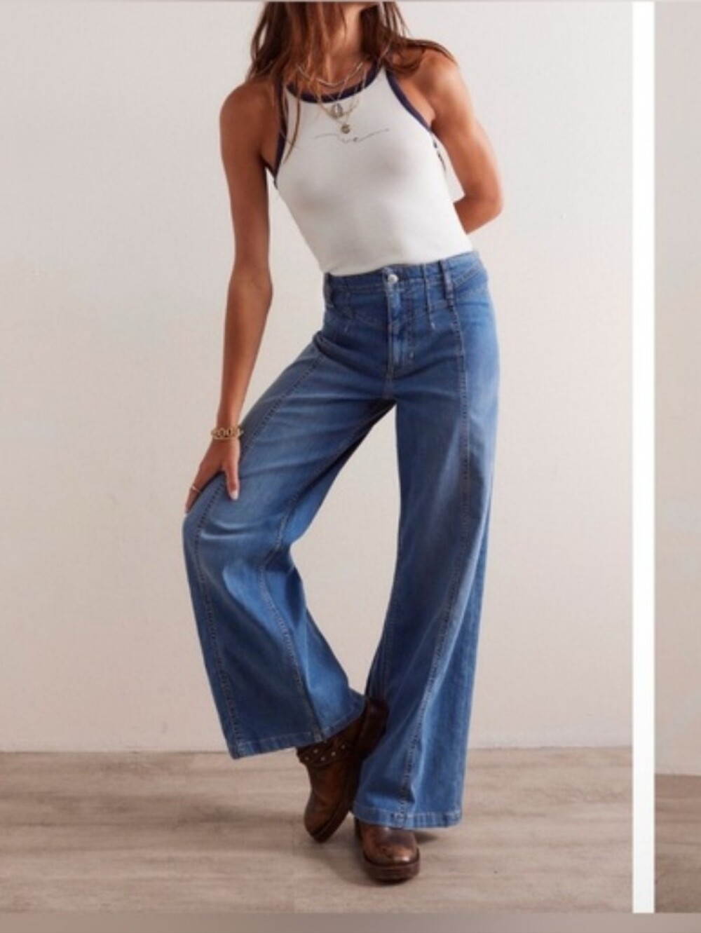 We The Free Libre Wide-Leg Jeans In Goodie Goodie NWOT